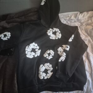 Black Denim Tears Hoodie Size S